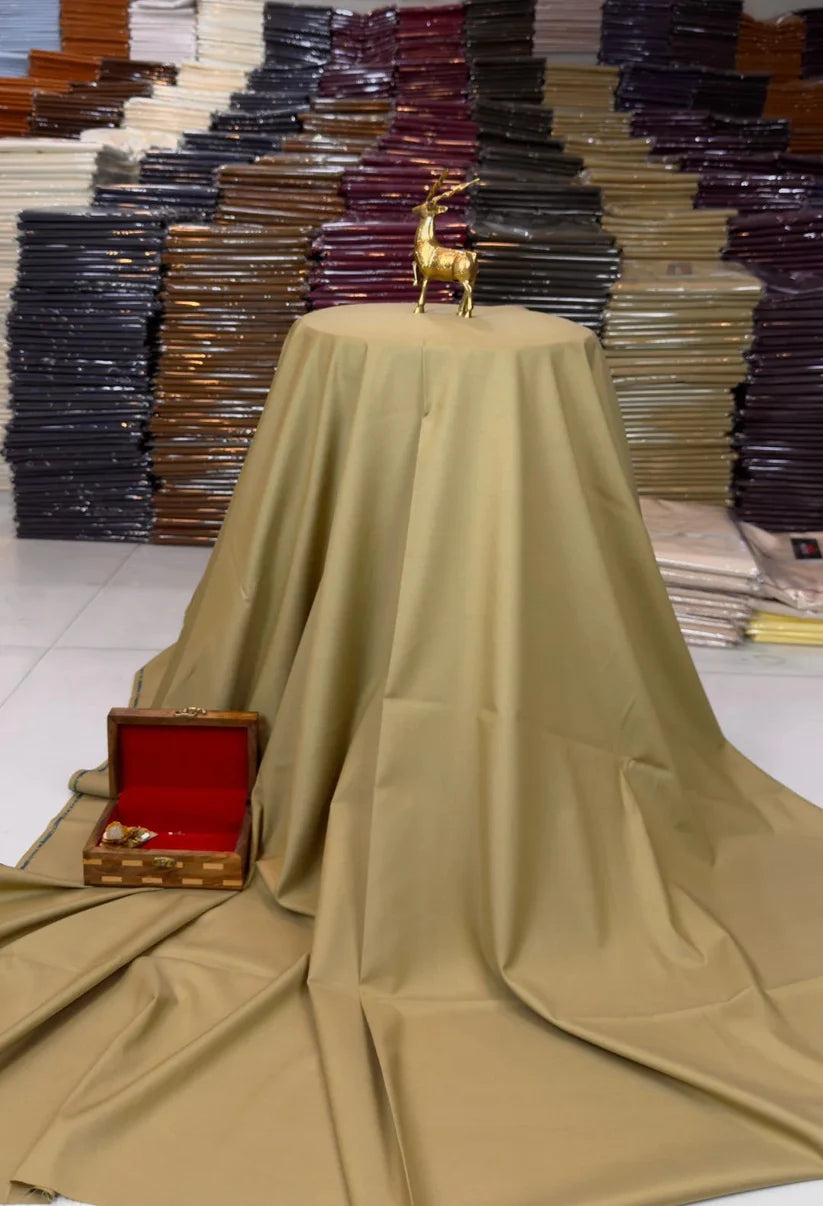 Coffee Brown 4 Season Fabric - Original Al Khadim Boski