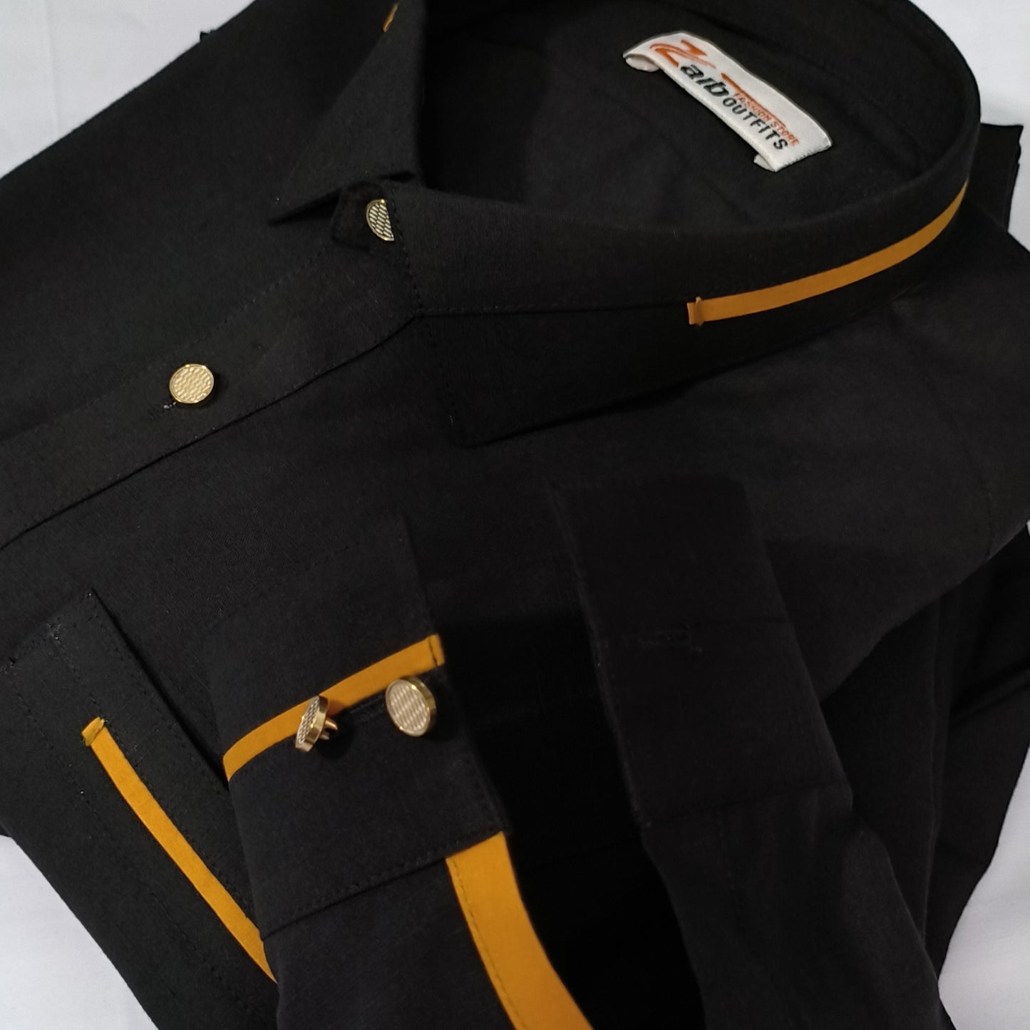 All Season Black Suit in Wash & Wear High Quality Stuff