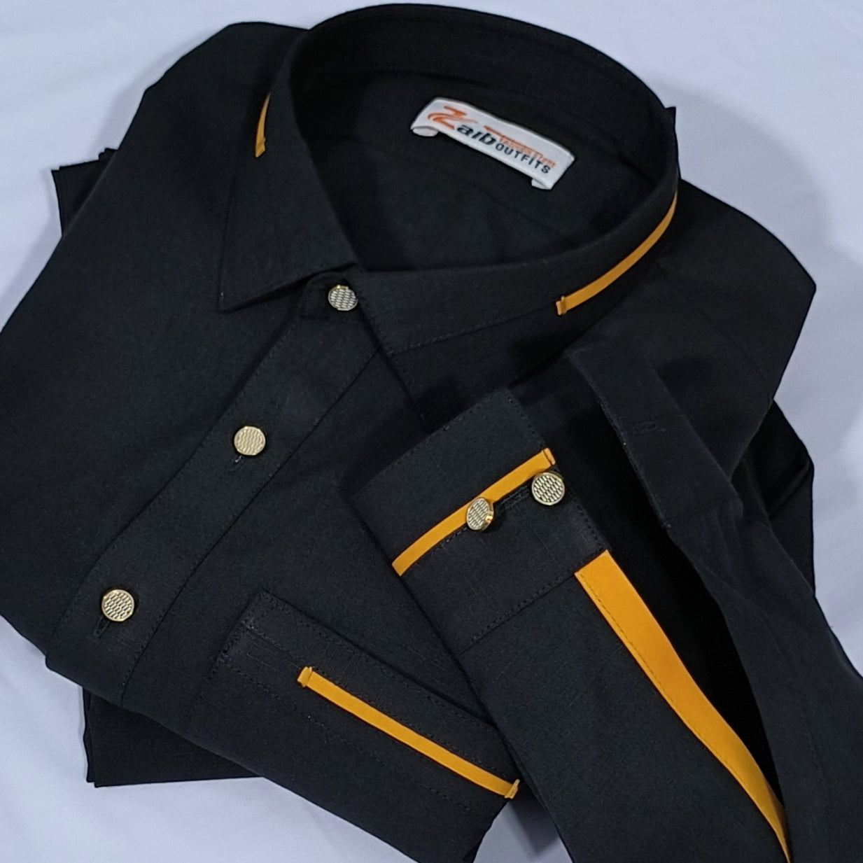 All Season Black Suit in Wash & Wear High Quality Stuff