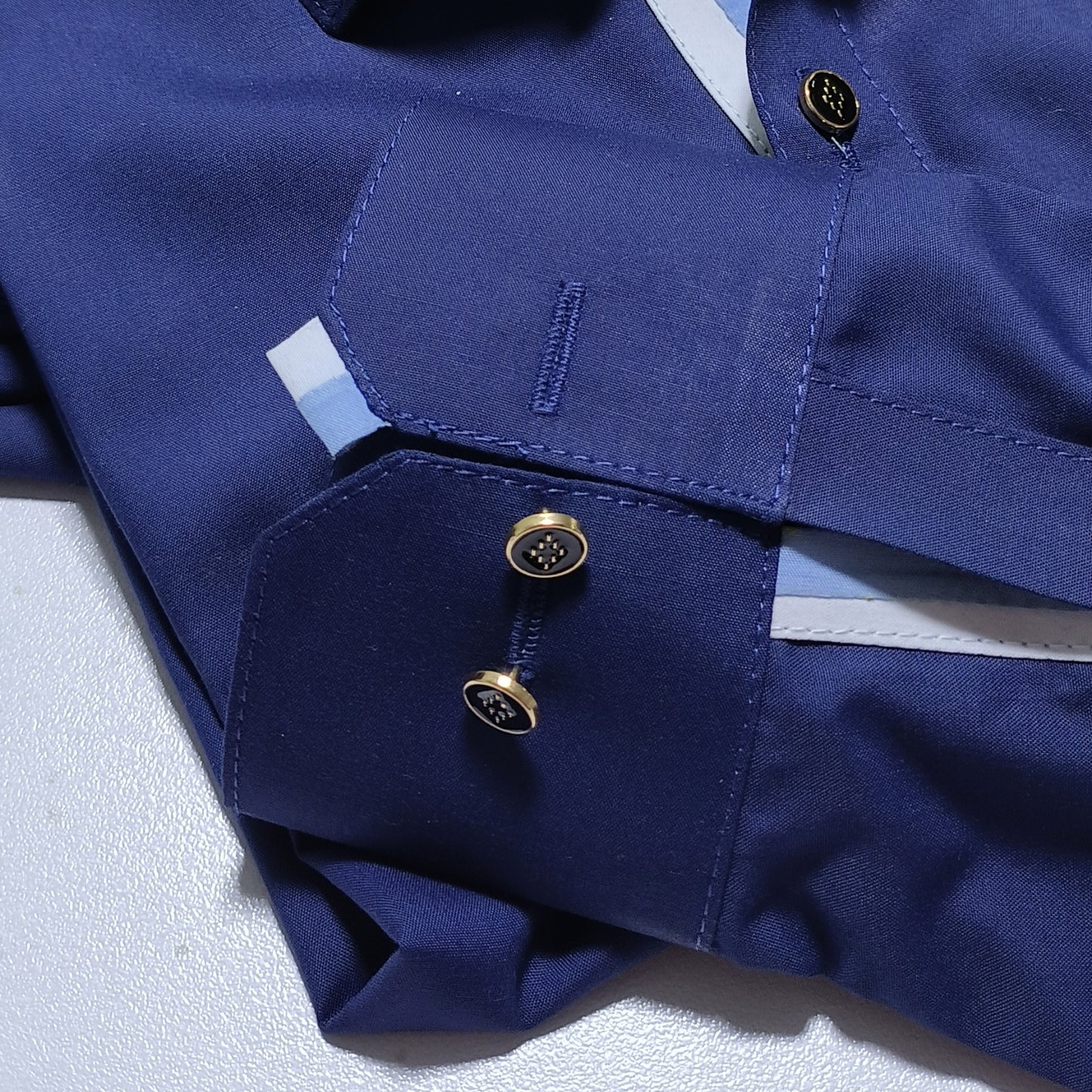 Premium Blue Color 🪡 Stitched Suit in Wash n Wear Stuff