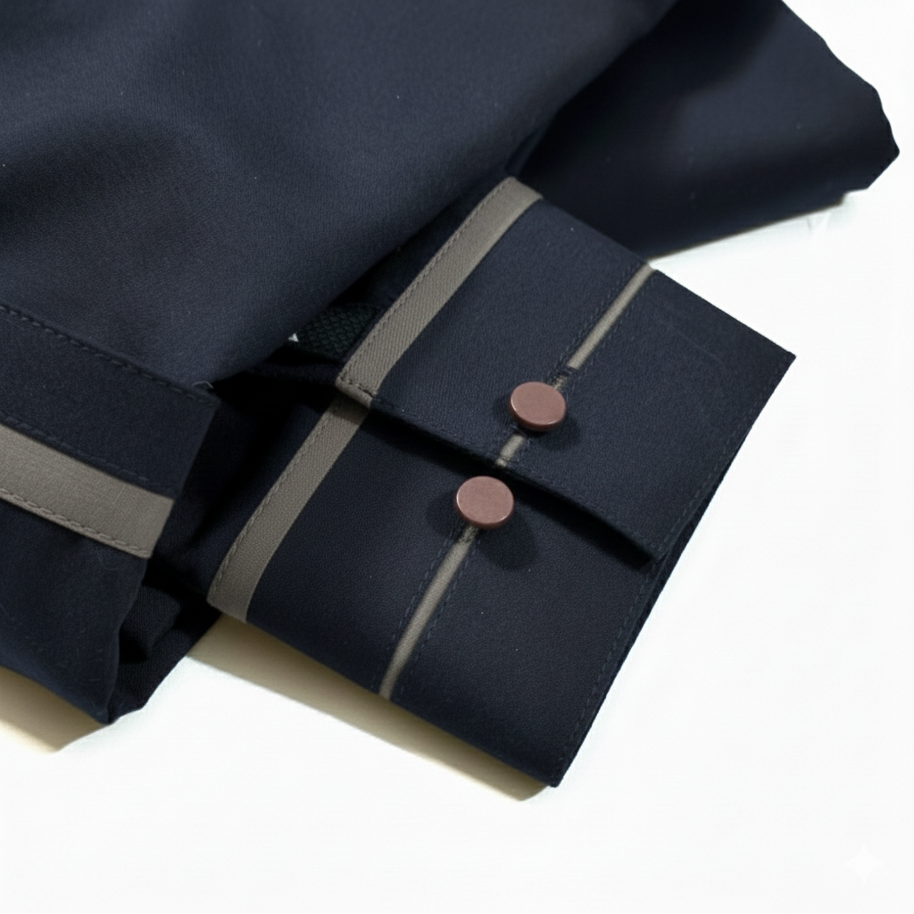 All Season dark blue Suit in Wash & Wear High Quality Stuff