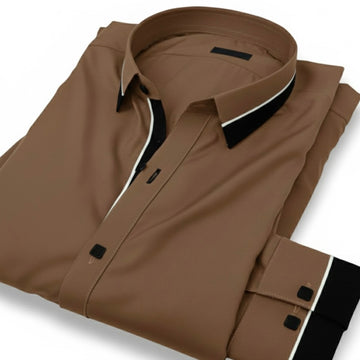 Dusty Brown color Most Selling Suit in Wash & Wear Stuff