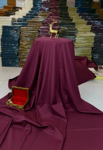 Mehroon 4 Season Fabric - Soft Wash n Wear By Zaib Outfits