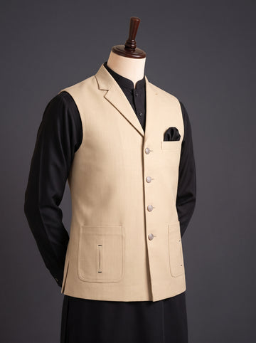 Winter Stuff Shalwar Kameez with Waistcoat 3pc Article 🔥