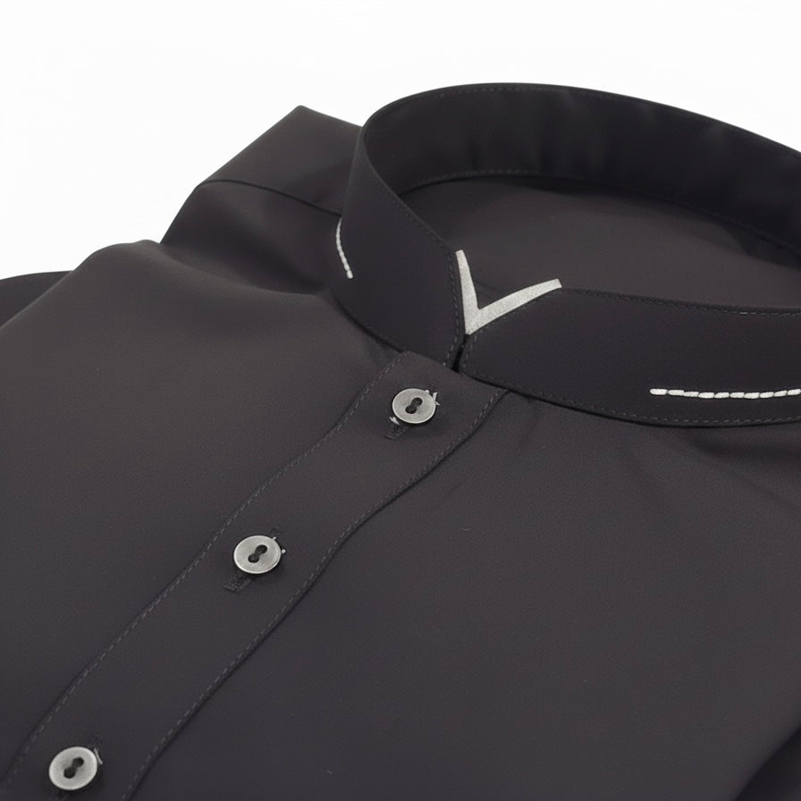 Chocolate Brown All Season Suit in Wash & Wear Stuff