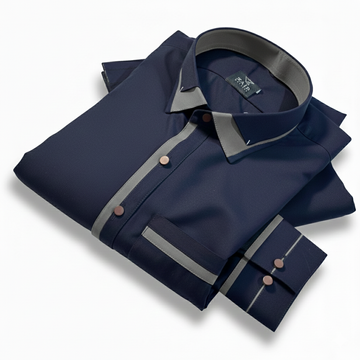 All Season dark blue Suit in Wash & Wear High Quality Stuff