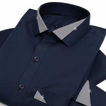 Navy Blue High Quality Stitched Suit in Wash & Wear Stuff