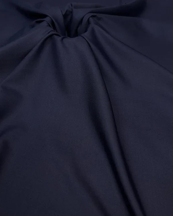 NAVY BLUE BLENDED SHALWAR KAMEEZ UNSTITCHED FABRIC