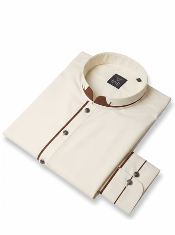Boski Cream Suit in Wash & Wear High Quality Stuff