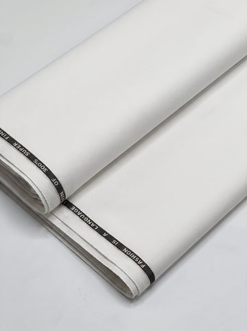 Off White – Premium Imported Tropical Suiting Fabric Stuff | Unstitched