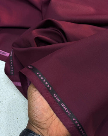 Mehroon – Premium Imported Tropical Suiting Fabric Stuff | Unstitched