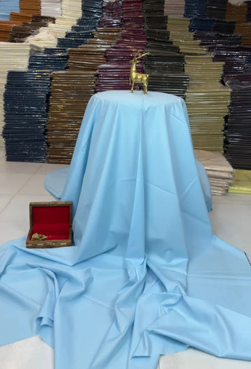Artic Blue 4 Season Fabric - Soft Wash n Wear By Zaib Outfits