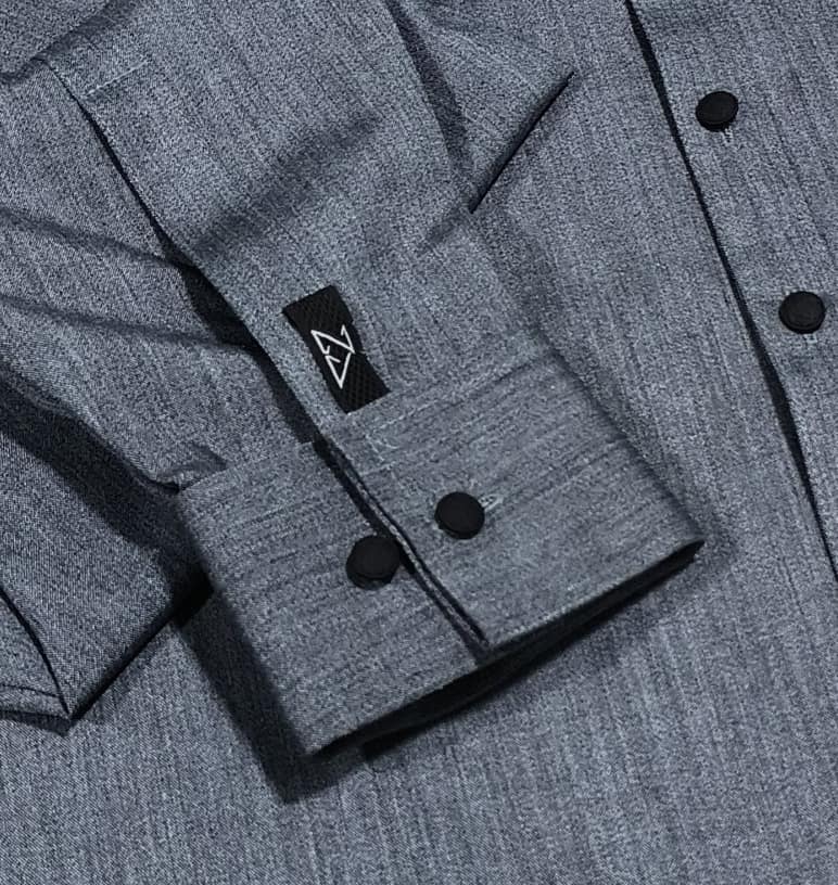 All Season Suit Self Grey in Wash & Wear with High Quality Stuff