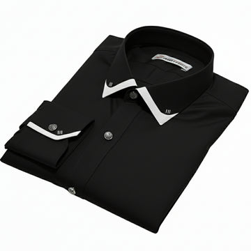 Pure Black All Season Suit in Wash & Wear High Quality Stuff