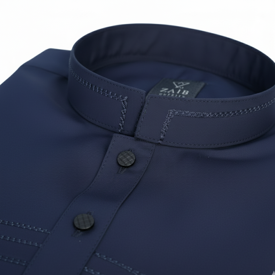 Latest Stitched All Season Blue color Suit in Wash & Wear Stuff