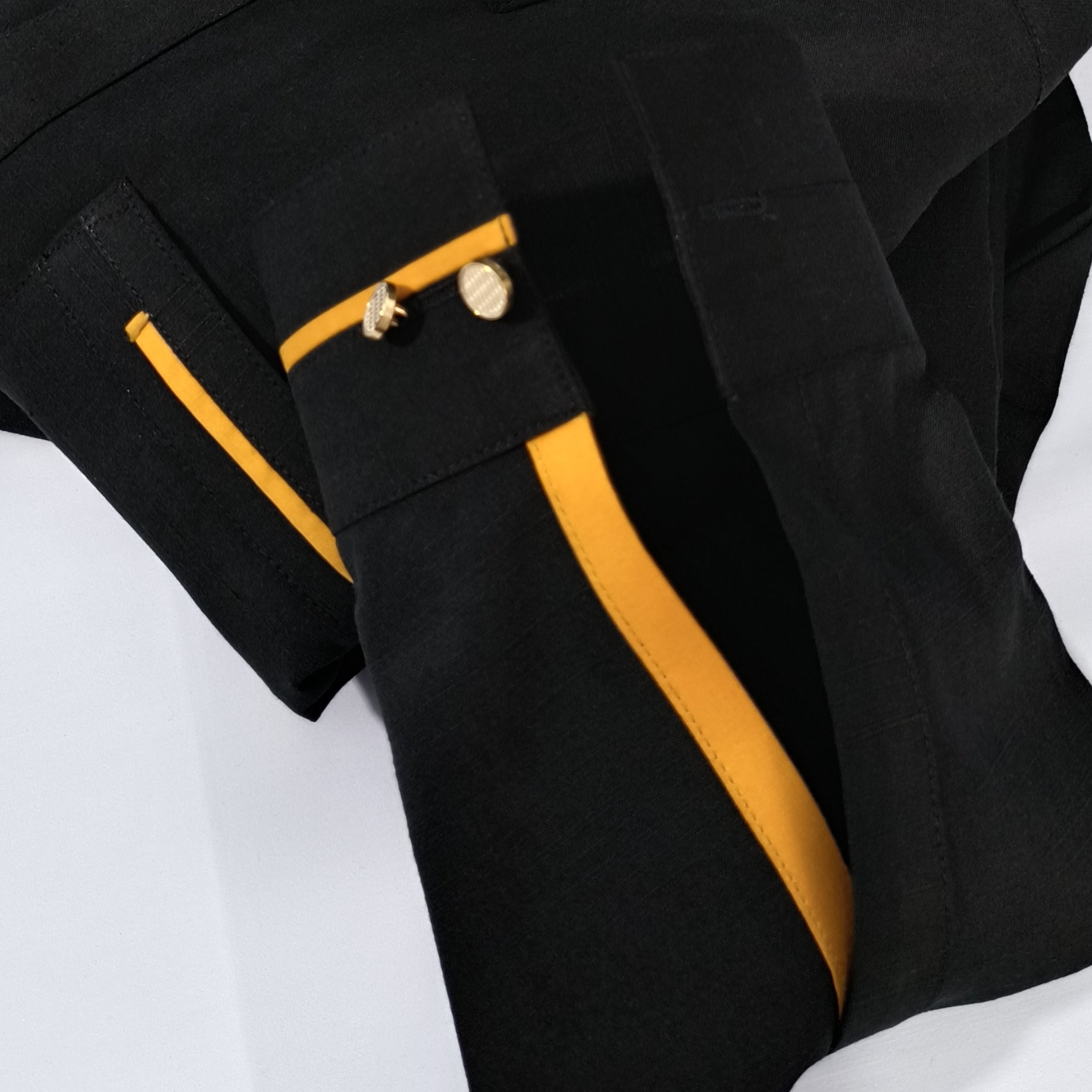 All Season Black Suit in Wash & Wear High Quality Stuff