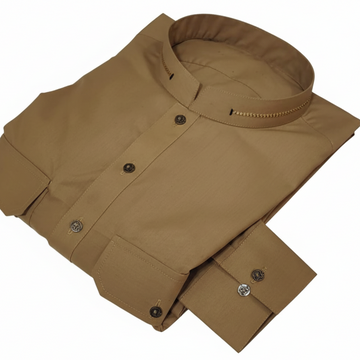 Stitched All Season Mustered Color Suit in Wash & Wear Stuff