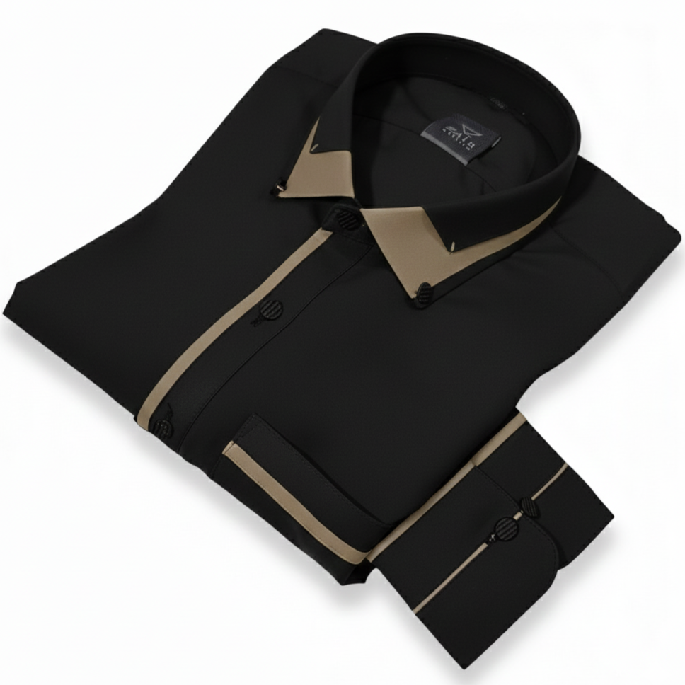 All Season Black Suit in Wash & Wear High Quality Stuff