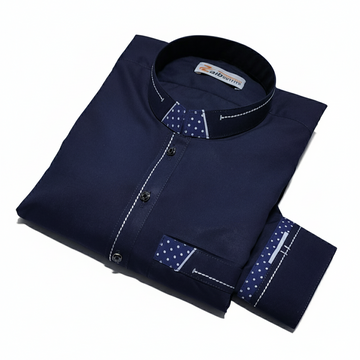 Navy Blue All Season Suit in Wash & Wear High Quality Stuff