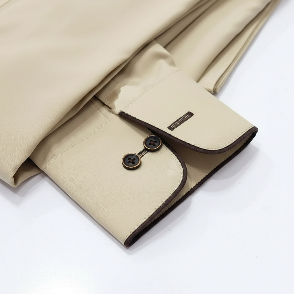 Beige Color Premium Shalwar Kameez Design with Balck Contrast