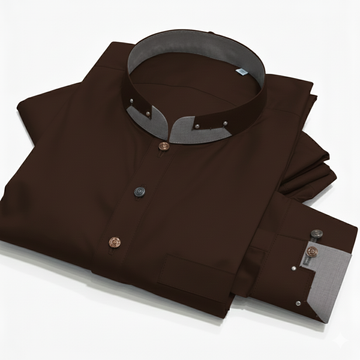 All Season Brown Suit in Wash & Wear High Quality Stuff