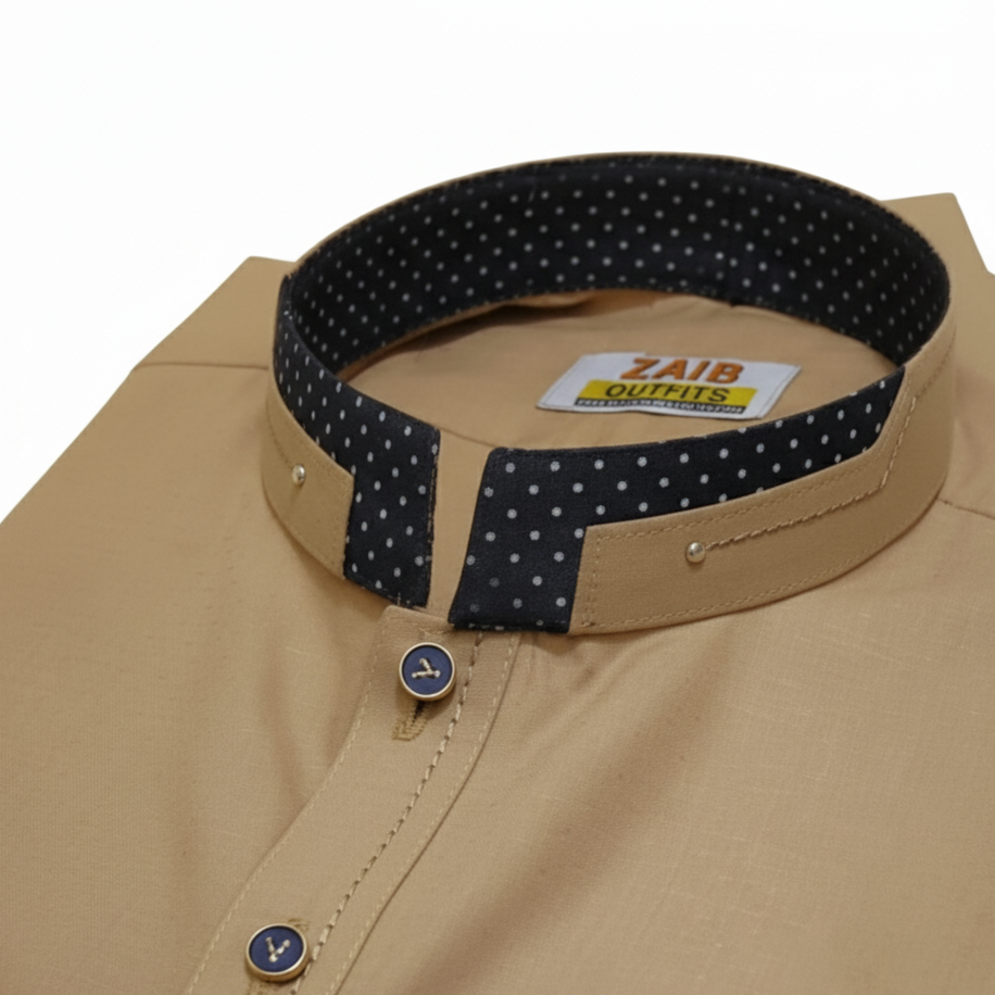 Stitched All Season mustered Suit in Wash & Wear Stuff