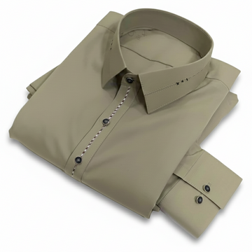 Stitched All Season Green Suit in Wash & Wear Stuff