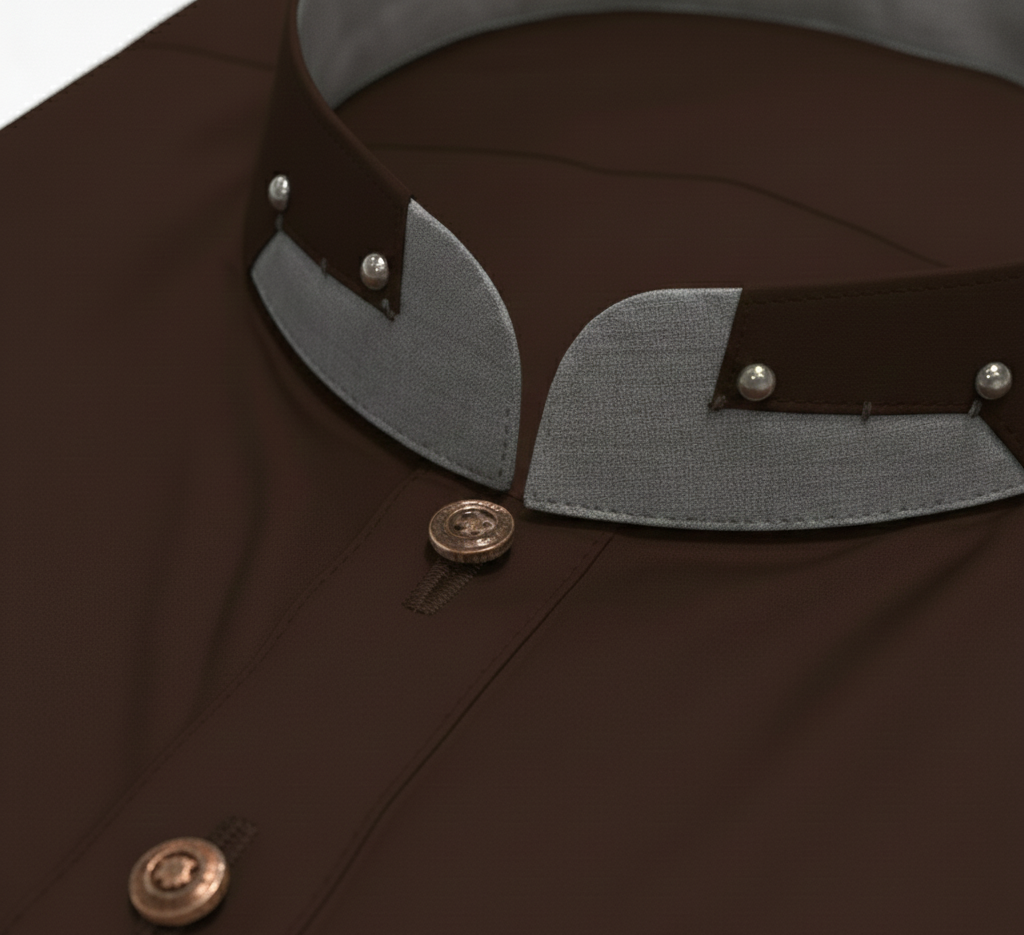 All Season Brown Suit in Wash & Wear High Quality Stuff