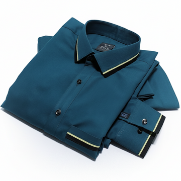 Stitched All Season Green Suit in Wash & Wear Stuff