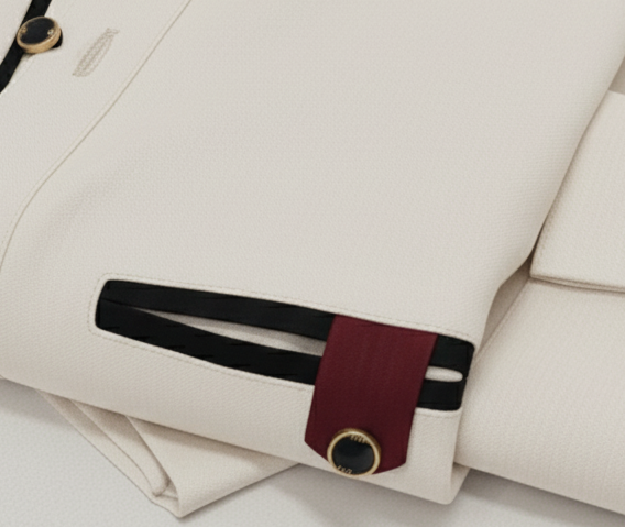 Boski Cream Suit in Wash & Wear High Quality Stuff