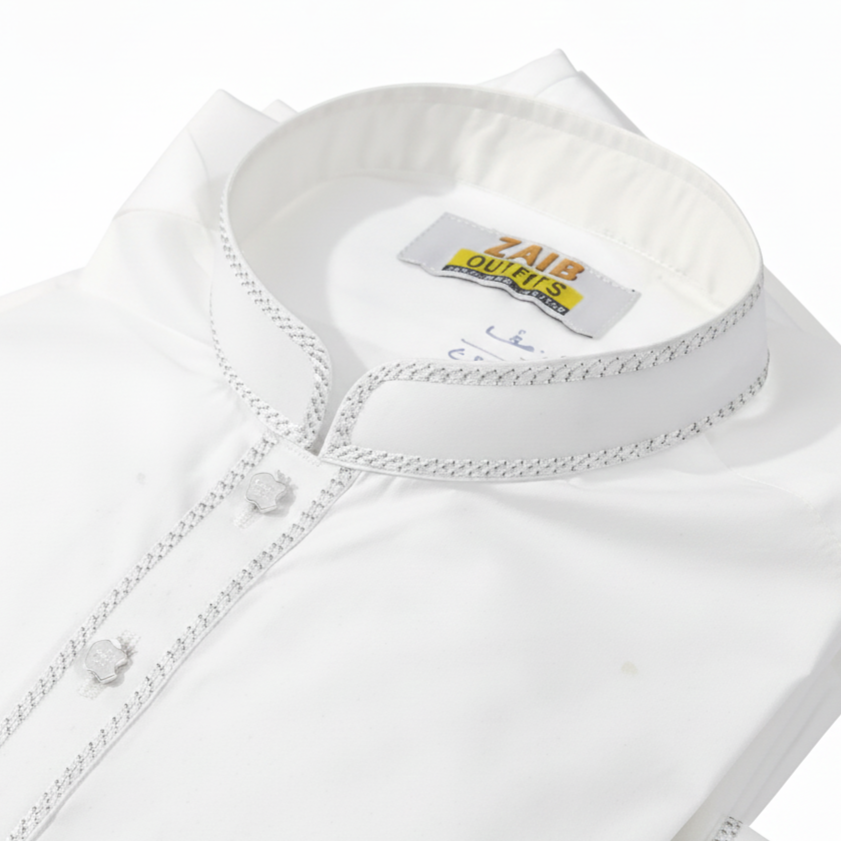 Off White Double Silai Stitched Suit all season stuff