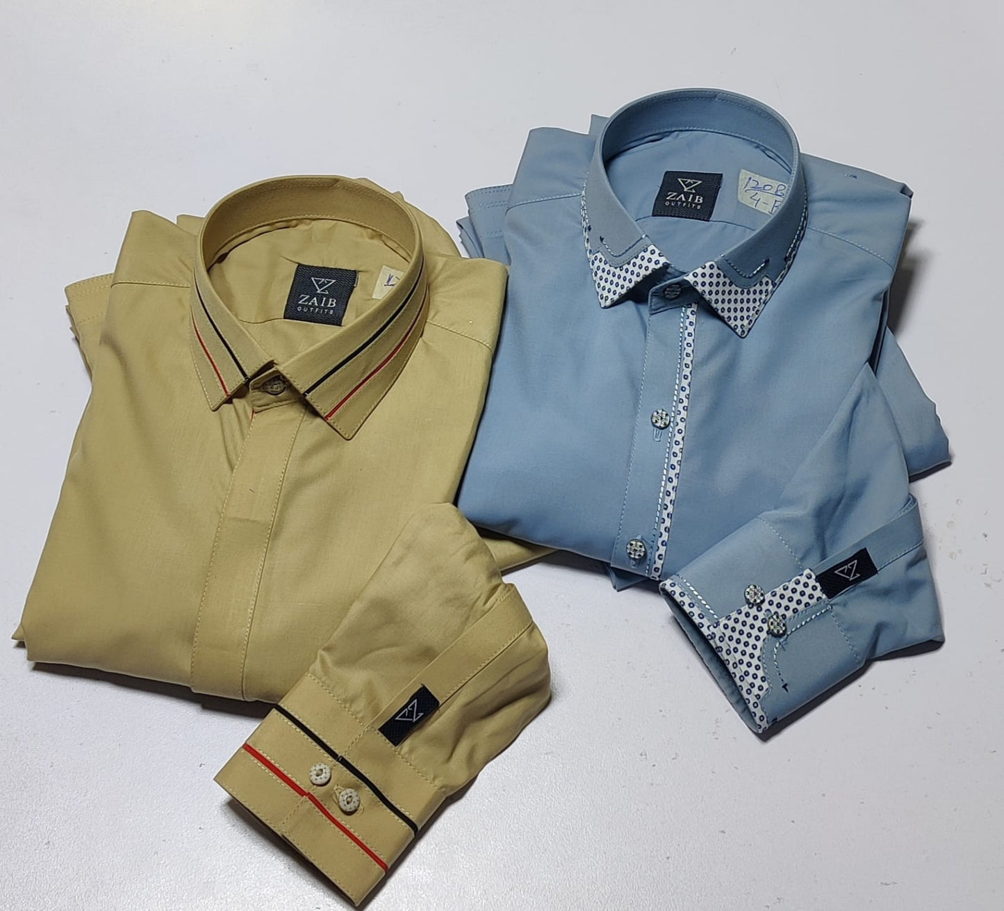 Yellow Skin Shade Decent Color Stitched Suit in Wash & Wear Stuff