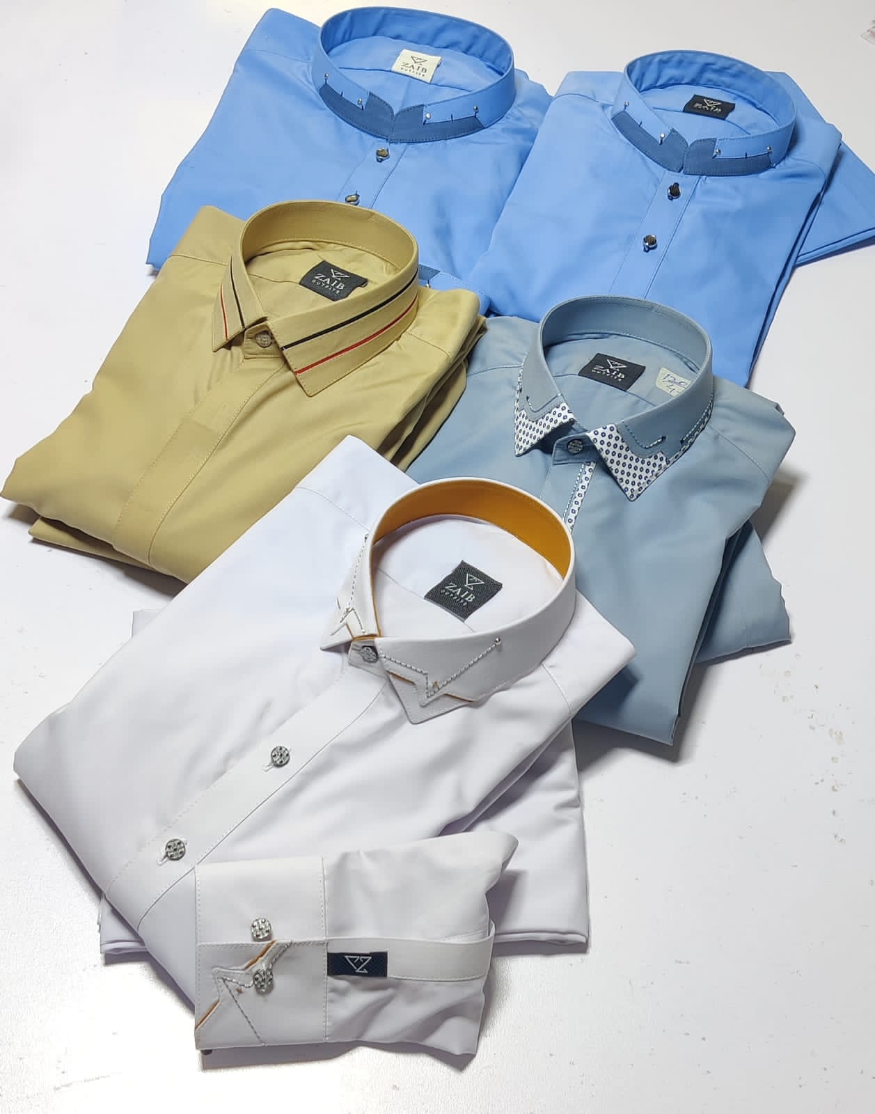 Yellow Skin Shade Decent Color Stitched Suit in Wash & Wear Stuff