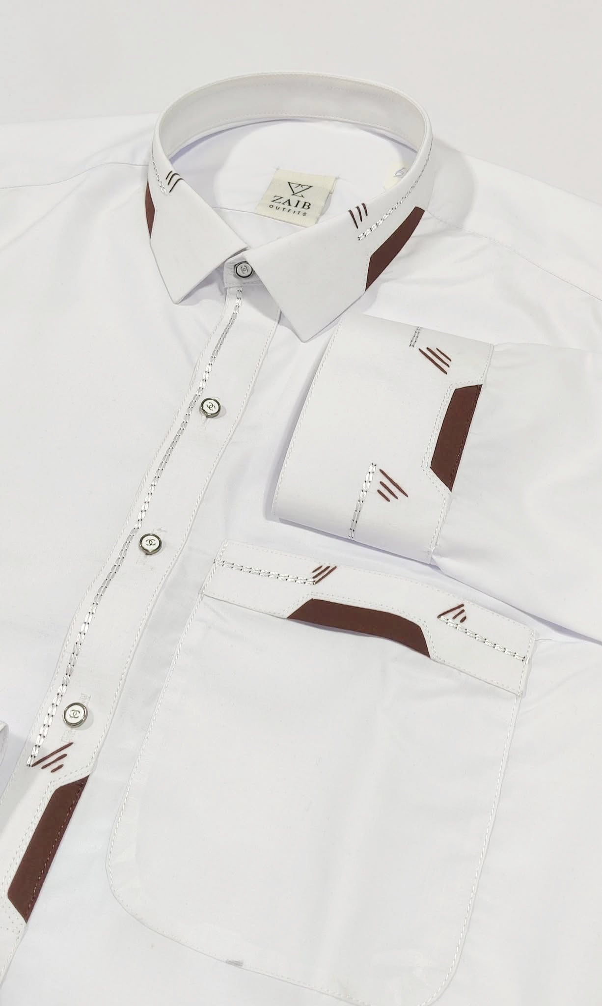 Egg White All Season Suit in Wash & Wear High Quality Stuff