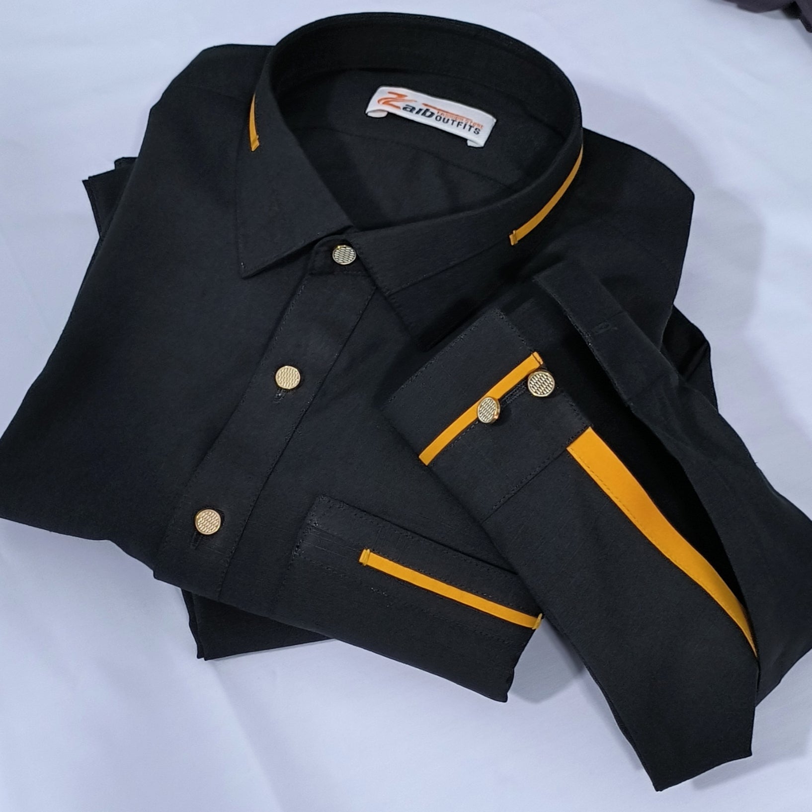 All Season Black Suit in Wash & Wear High Quality Stuff