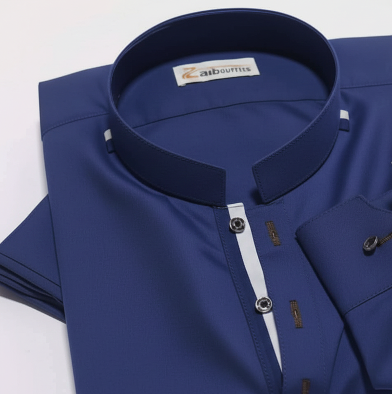 Navy Blue Suit in Wash & Wear High Quality Stuff