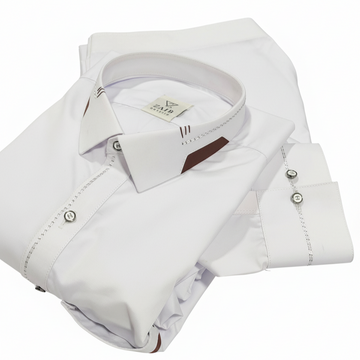 Egg White All Season Suit in Wash & Wear High Quality Stuff